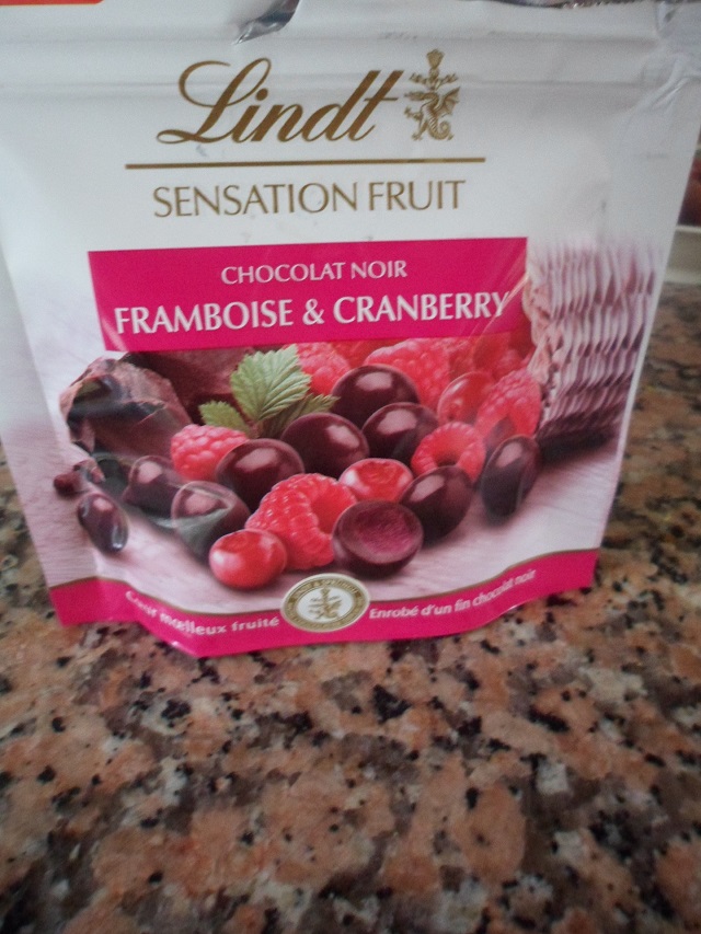 Chocolat Lindt sensation fruits – Mme chou-fleur & Mr patate